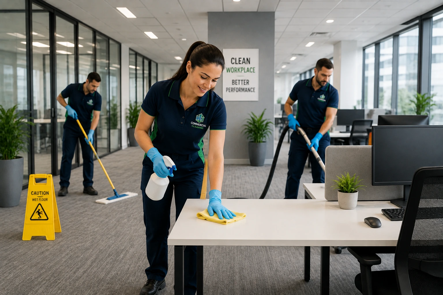 Commercial cleaning