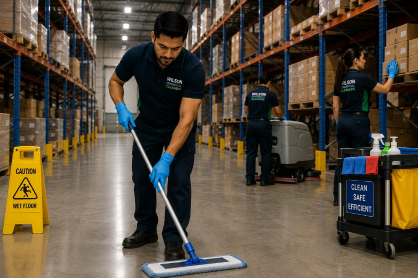Warehouse cleaning